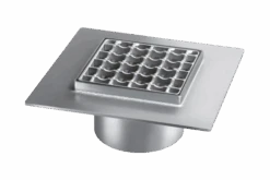 KESSEL Aufsatzstück Ferrofix System 125 146x148,Gitterrost,Klebeflansch, 54915