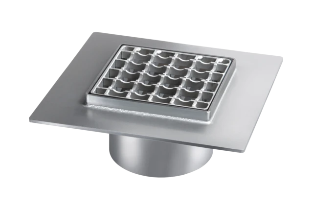 KESSEL Aufsatzstück Ferrofix System 125 146x148,Gitterrost,Klebeflansch, 54915 1 KESSEL Aufsatzstück Ferrofix System 125 146x148,Gitterrost,Klebeflansch, 54915