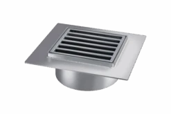 KESSEL Aufsatzstück Stegrost V2A, 200x200mm, Klebeflansch, 57420-KF