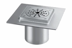 KESSEL Aufsatzstück Klicker Easy Open V2A Klebefl. 148x148mm, 59010