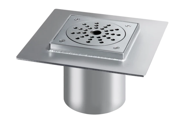 KESSEL Aufsatzstück Klicker Easy Open V2A Klebefl. 148x148mm, 59010 1 KESSEL Aufsatzstück Klicker Easy Open V2A Klebefl. 148x148mm, 59010