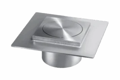 KESSEL Aufsatzstück Hygiene Klebeflansch V2A 150x150mm, 59012