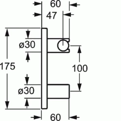 HANSA HANSAMATRIX Brause-Set Mit Wandanschlussbogen Chrom 44430100 -Bad Zubehörgeschäft s44430100 o zoom 1280x1280