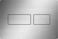 TECEsolid WC-Betätigungsplatte Edelstahl Gebürstet Für Zweimengentechnik 9240430