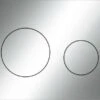TECEloop WC-Betätigungsplatte Kunststoff Für Zweimengentechnik Chrom Glänzend 9240921